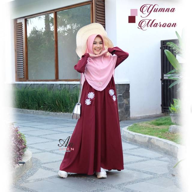 YUMNA DRESS ADEN HIJAB ORIGINAL