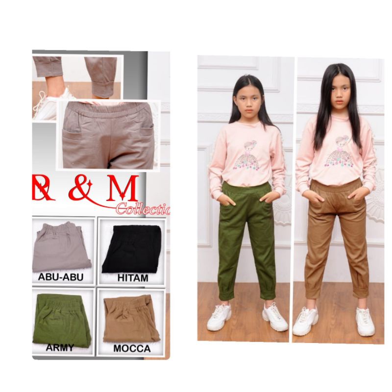 mera pants/celana anak tanggung /umur 9-14 tahun/celana catton tuwill strict