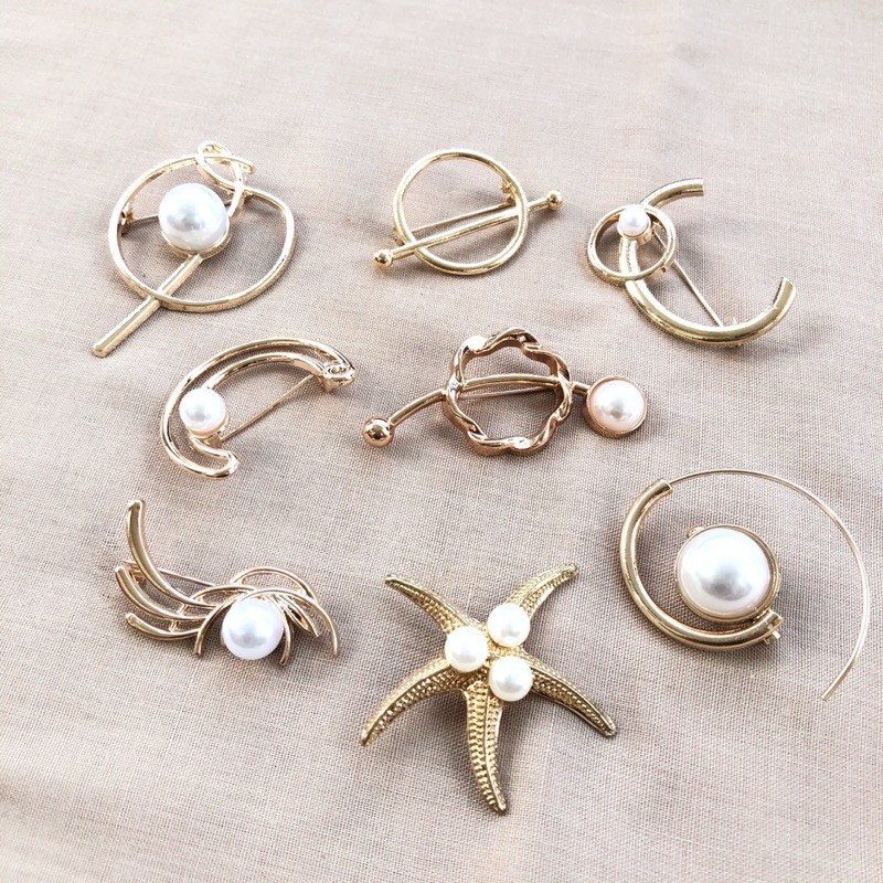 Korean Brooch Bros Jilbab Hijab Kutubaru Accesories Korea
