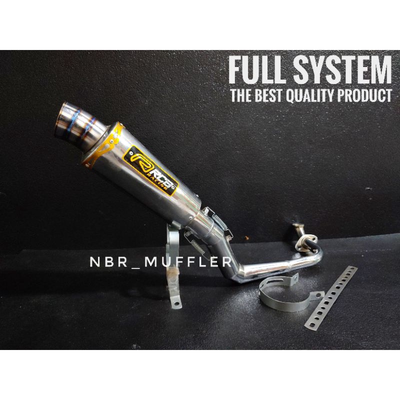 Knalpot racing RCB corong Vario 110 karbu/techno/vario 110 fi/vario 125 old/led/vario 150