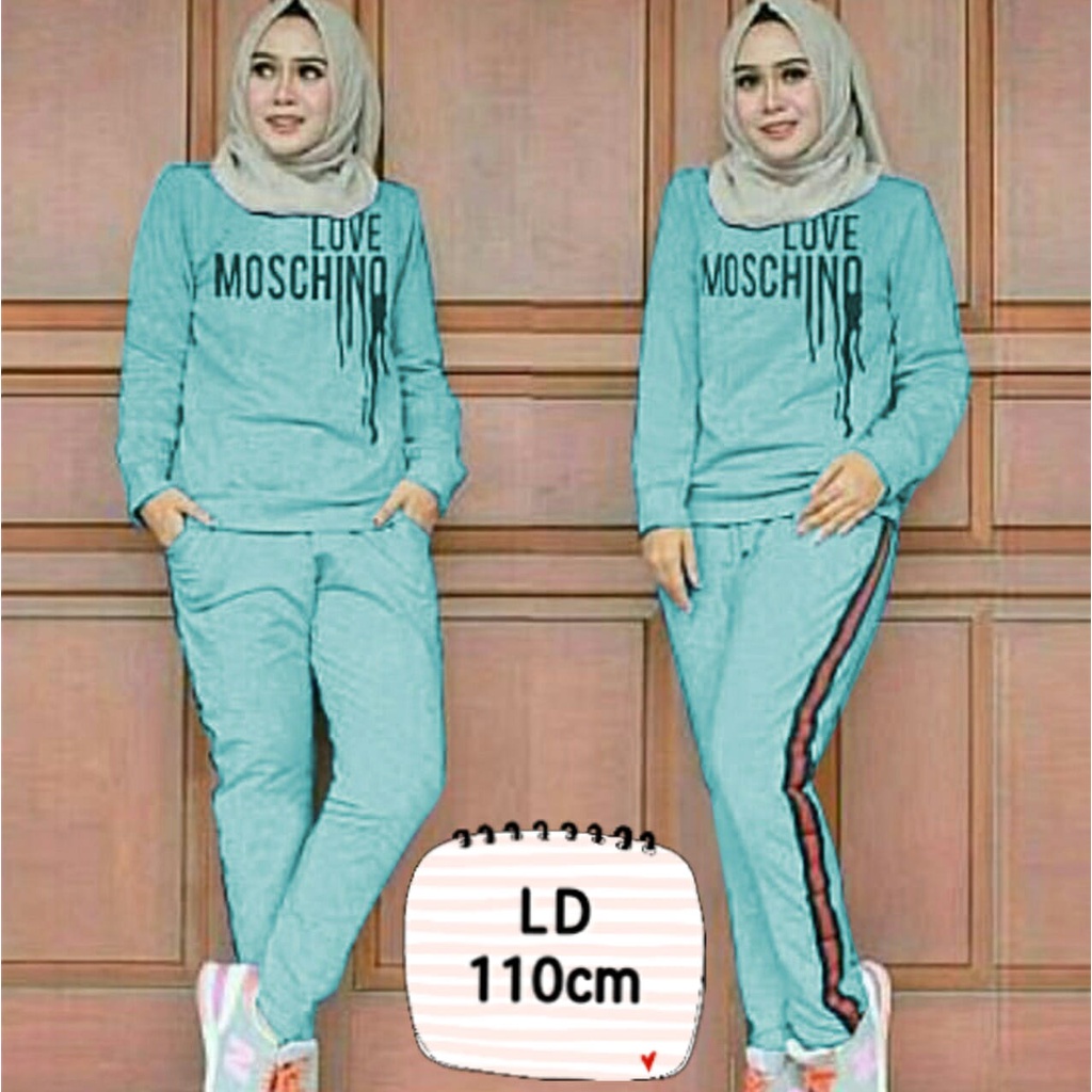 PIK - Setelan Training XL(5900), XXL(7333), 3XL(7711), 4XL(8100) /Setelan Wanita Muslim Jumbo/ Setelan Olahraga Wanita