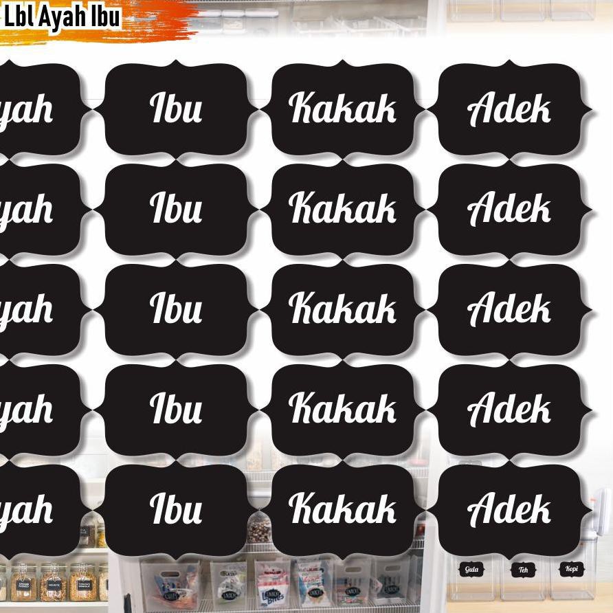 Stiker Barang Dapur Desainrumahid com