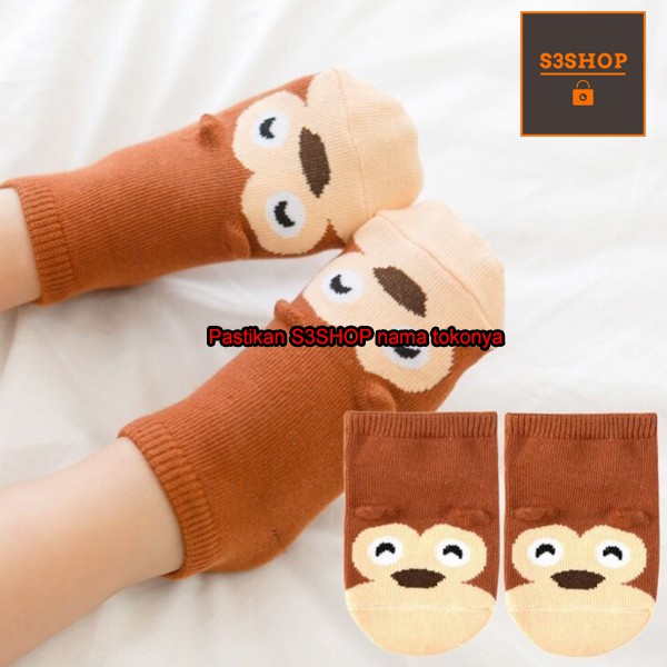 Kaos Kaki 3D Korea Bayi Anak Karakter lucu Kids Baby Socks anti slip