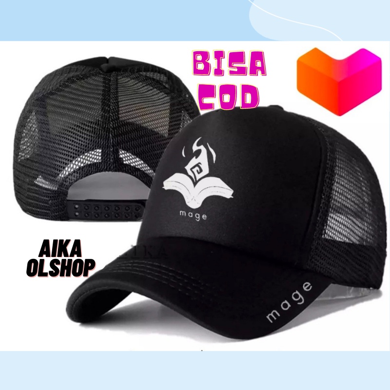 Snapback Topi Trucker Jaring Dewasa Assasin Gamers Comunity