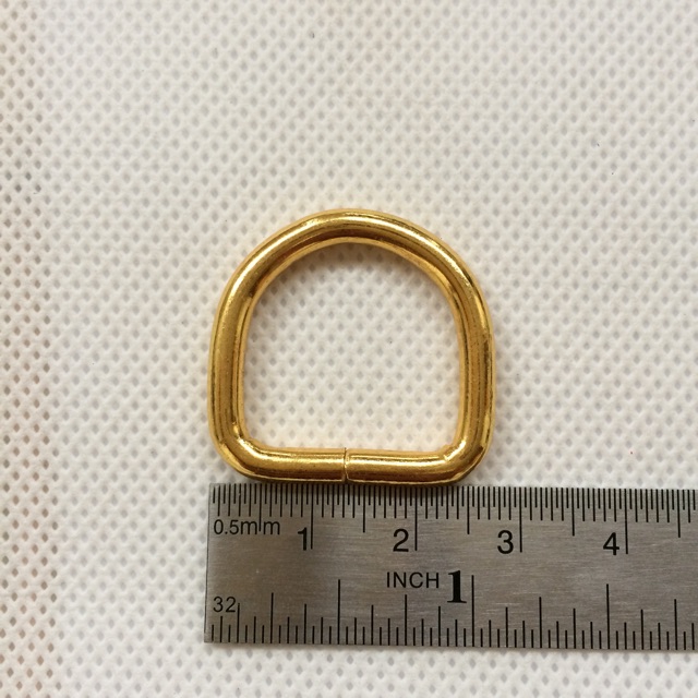 Ring D tas 2.0 cm gold