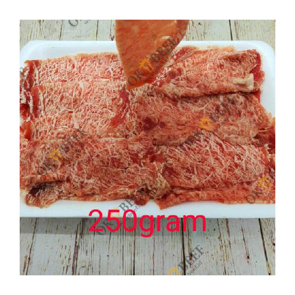 

Daging Sapi Wagyu Slice Premium 250gram 250gr