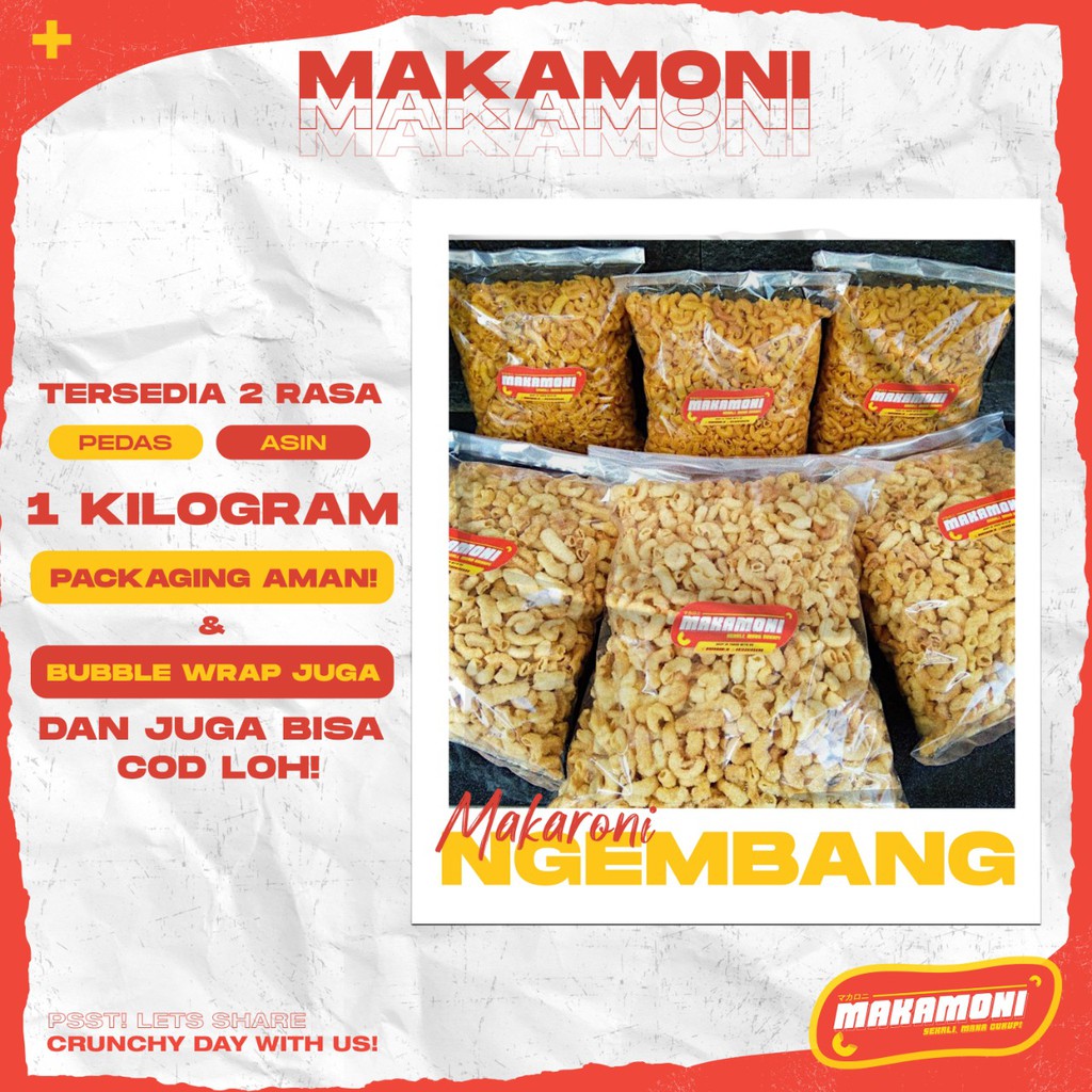 

Makamoni Ngembang 1kg (FREE BUBBLE WRAP AND BOX)