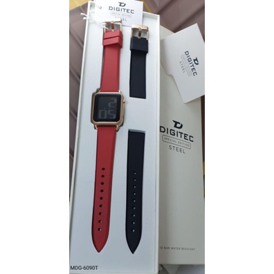 DIGITEC DG 6090 / DG 6090 / DIGITEC 6090 spesial edition stell watch Jam tangan Original