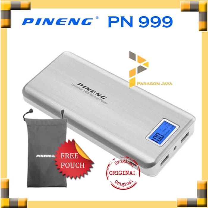 Powerbank Pineng Pn-999 20000 Mah Gold Utk Xiaomi Samsung Asus Iphone