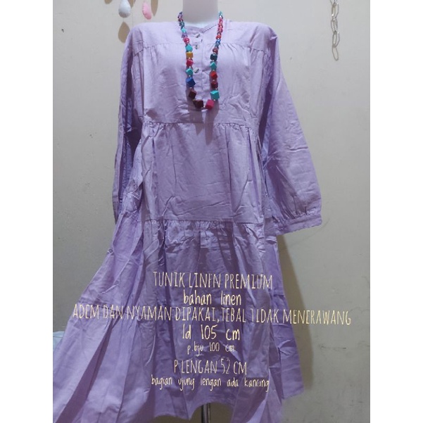 midi dress/tunik katun/long tunik