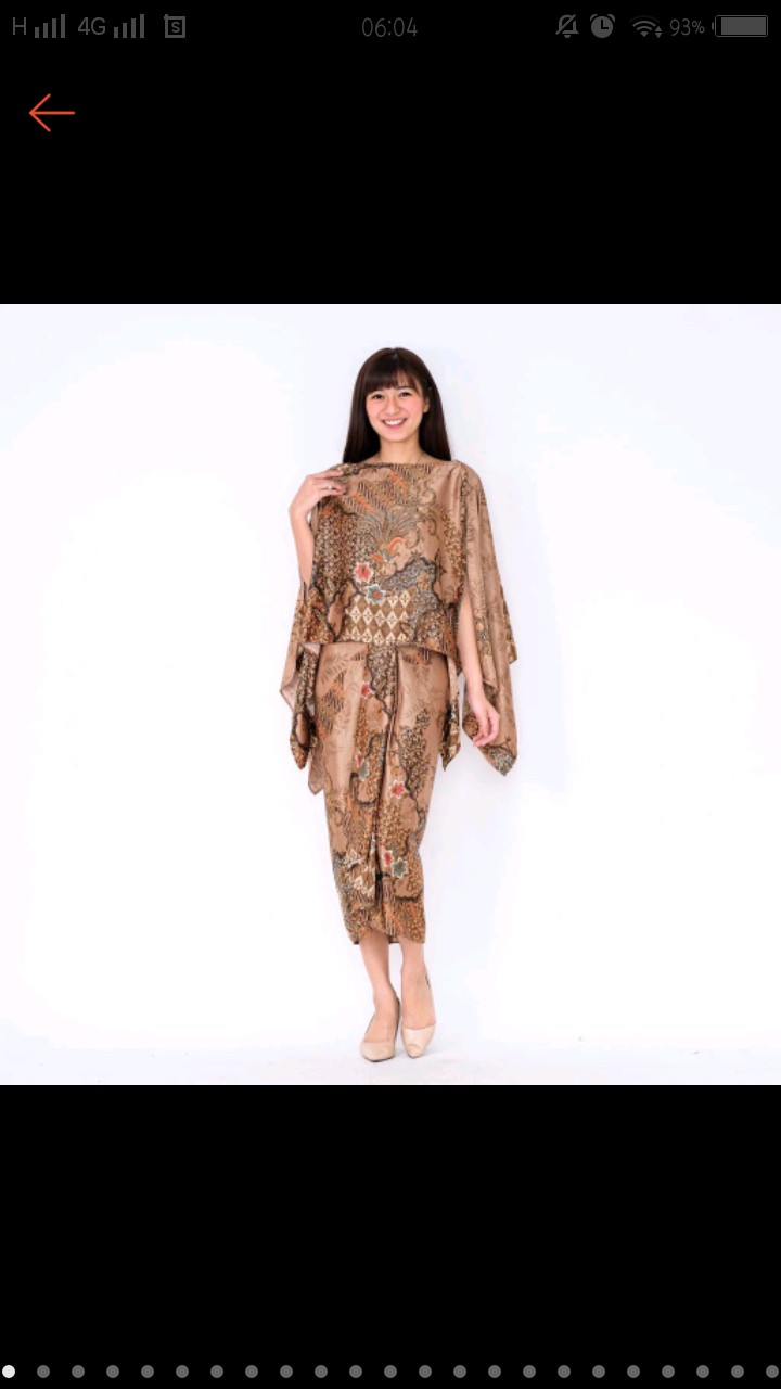 Three In One & Plaid Skirt ( 1 Set Batik Satin Atasan Dan Rok ) Sale // Clothtowear