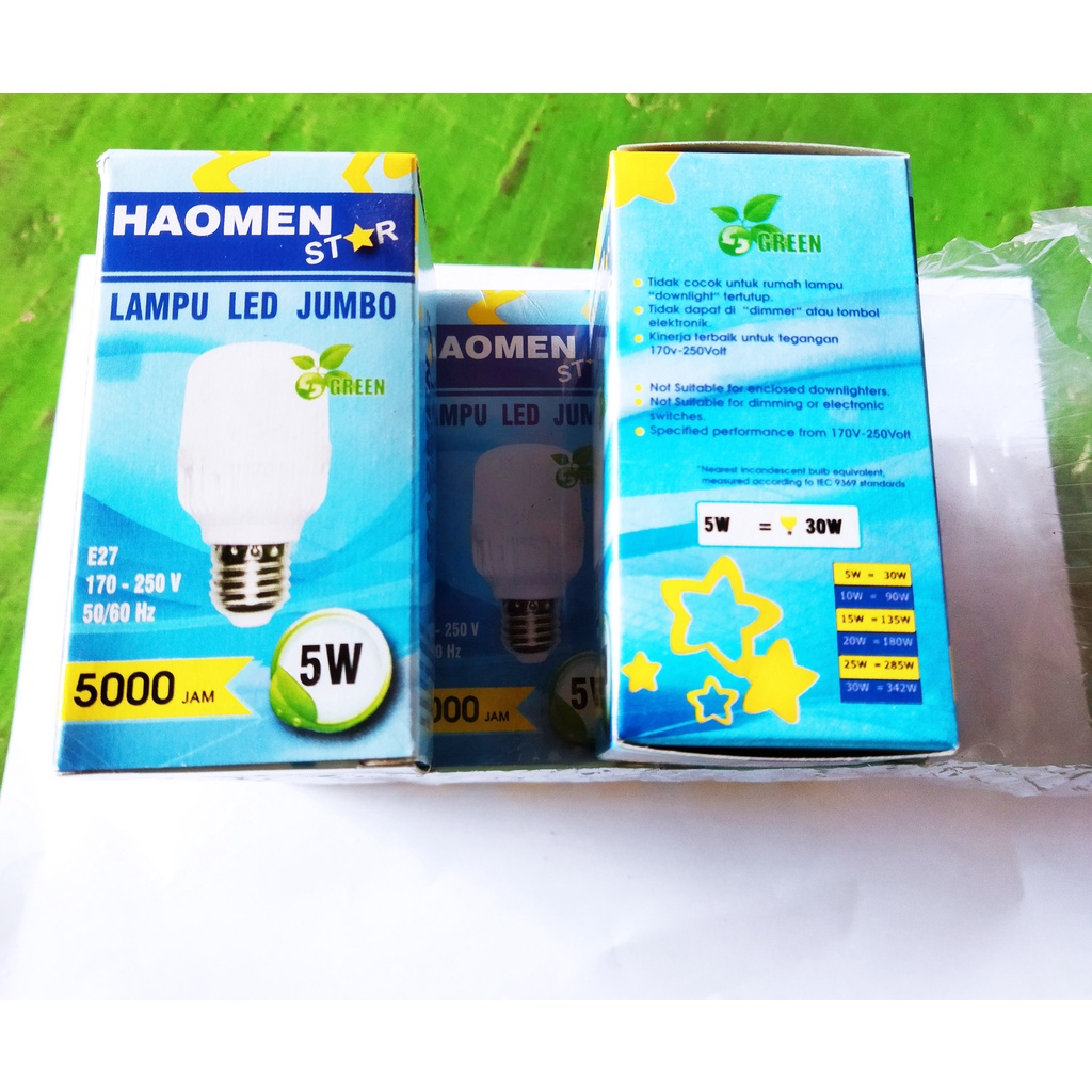 Lampu LED Bulb Bohlam HAOMEN 5 watt