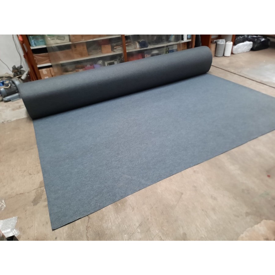 Karpet Bludru Polos 0,5 x 3m [METERAN] Bulu AVANZA GREY, Murah, Pameran, Exhibition, Alas duduk, Kasur-1