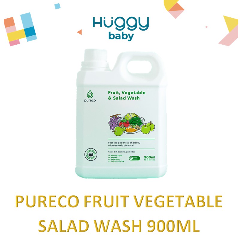 Pureco Fruit Vegetable Salad Wash 900ml Sabun Cuci Sayur Buah 900ml
