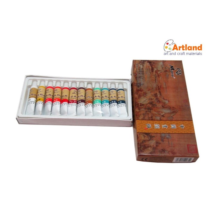 

PASTEL-DRY-OIL- MADISI CHINESE PAINTING COLOUR 12X6ML -OIL-DRY-PASTEL.