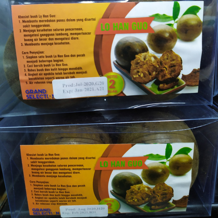 

DRIED LO HAN GUO Buah Kering 2'pcs