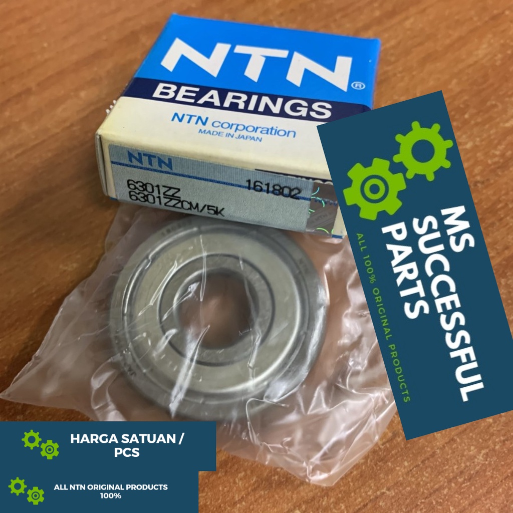 BEARING 6301 ZZ NTN ORIGINAL JAPAN 6301ZZ