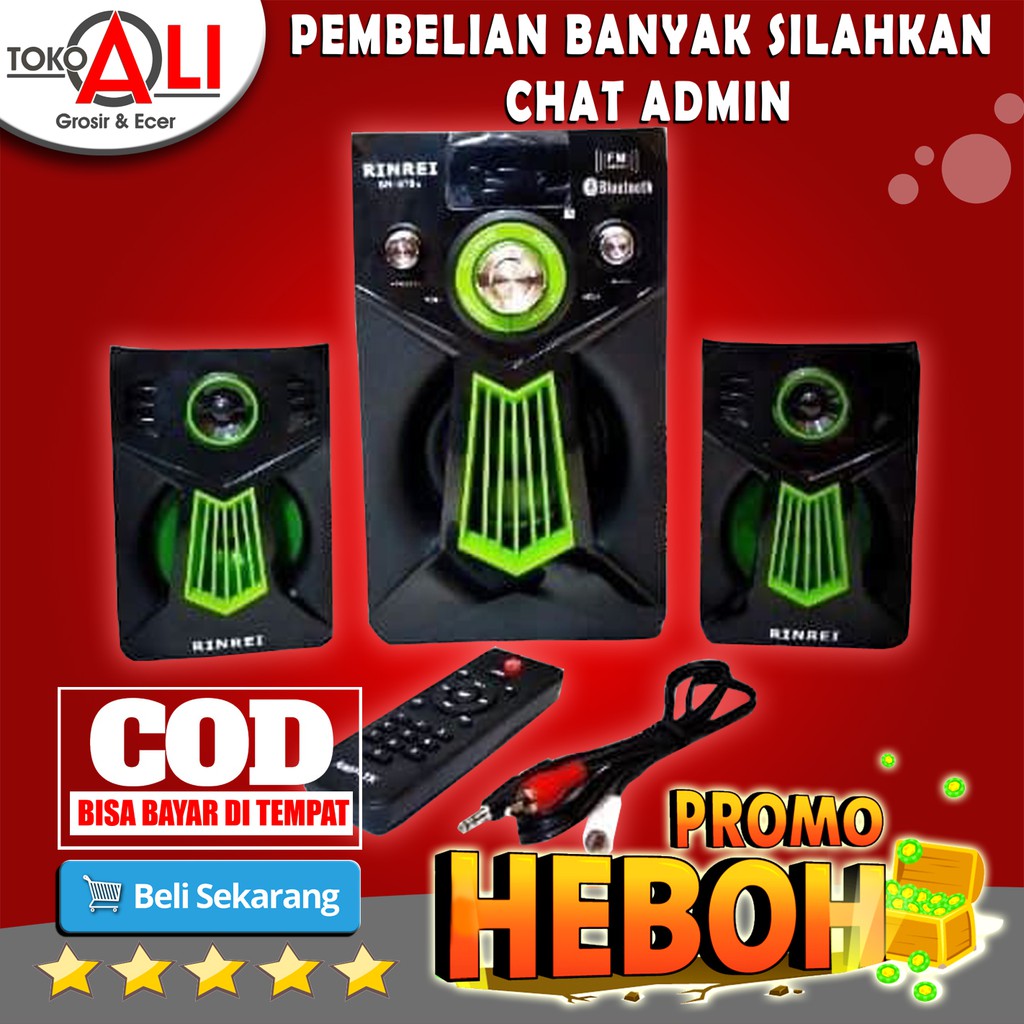 Speaker aktif RINREI 878 K speaker aktif bluetooth