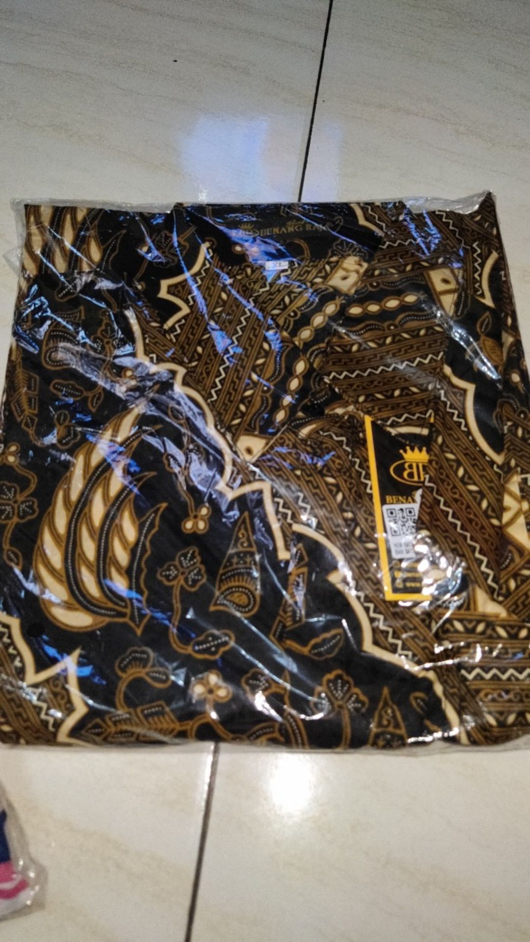 Benang Raja Kemeja Batik Pria Hem Lengan Pendek Ukuran M L Xl