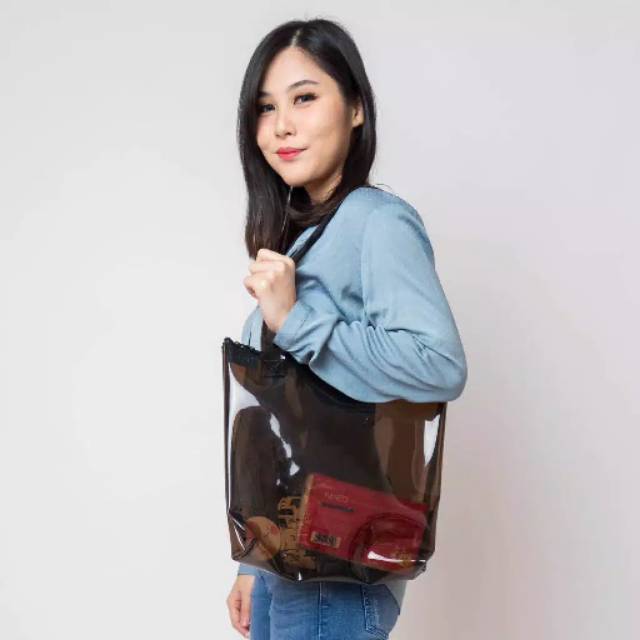 Transparan totebag
