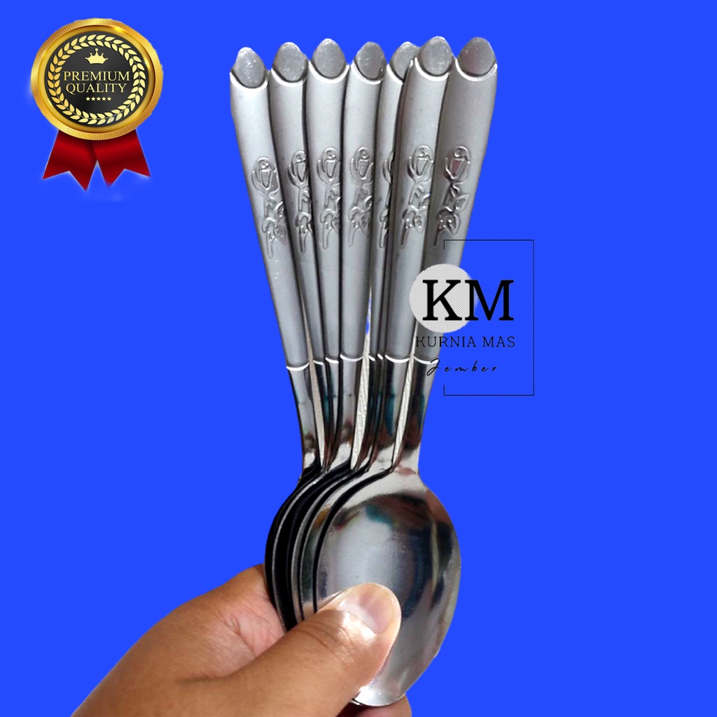 Jual Sendok Makan Stainless Tebal Set Alat Makan Shopee Indonesia