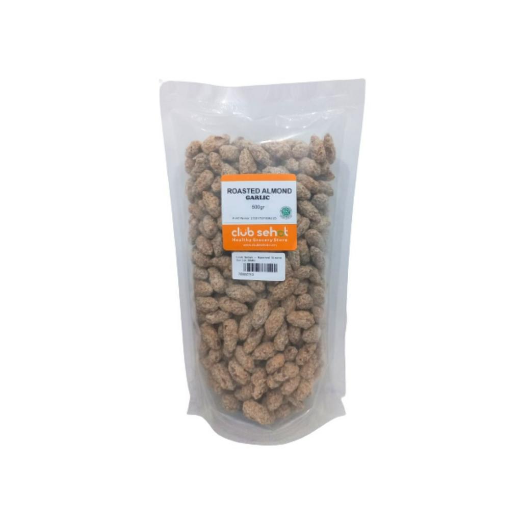 

Club Sehat Roasted Almond Garlic Kacang Almond Panggang Rasa Bawang Putih 500Gr