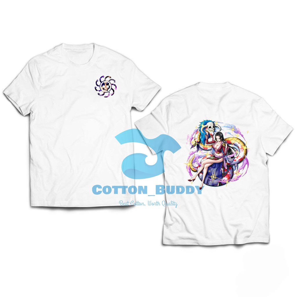 BAJU KAOS TSHIRT BOA HANCOCK ANIME ONE PIECE HEBIHIME SHICHIBUKAI MANGA WAIFU