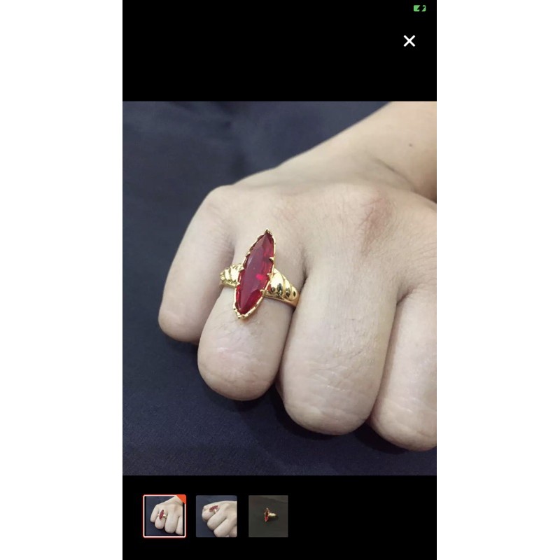 Cincin mata delima