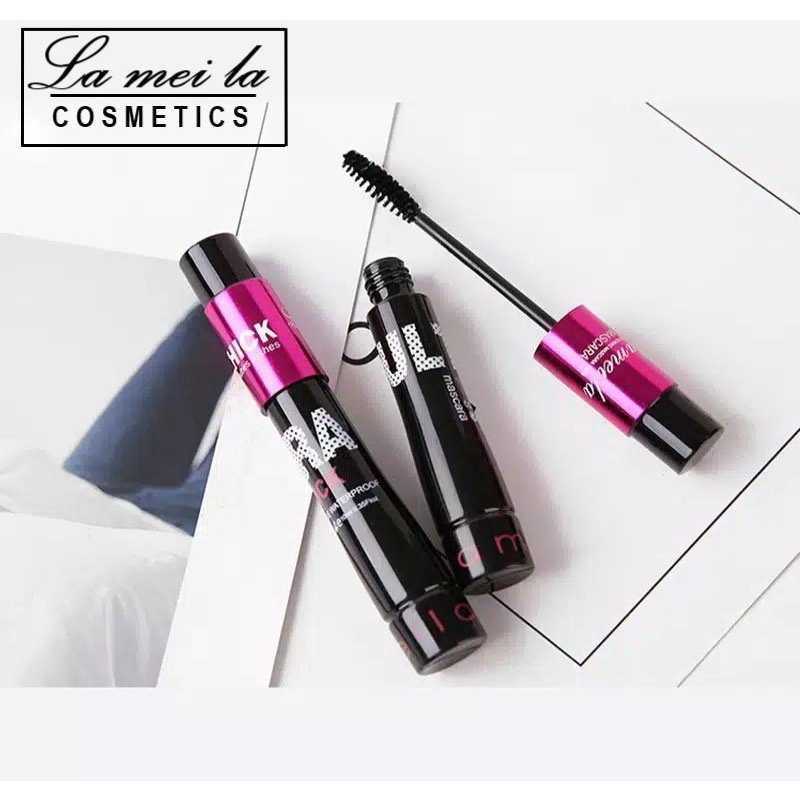 LAMEILA VOLUMIZER MASCARA WATERPROOF DOUBLE HEAD / MASKARA ANTI AIR TAHAN LAMA