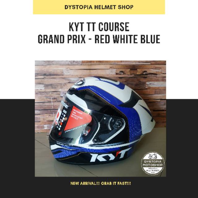 KYT TT Course Grand Prix Red White Blue not KYT NX Race NFR Vendetta2 Falcon