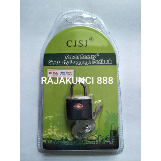 Gembok koper TSA / Gembok koper / Gembok tas / Gembok kecil TSA solid brass