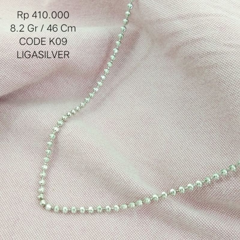 Kalung perak pria silver 925