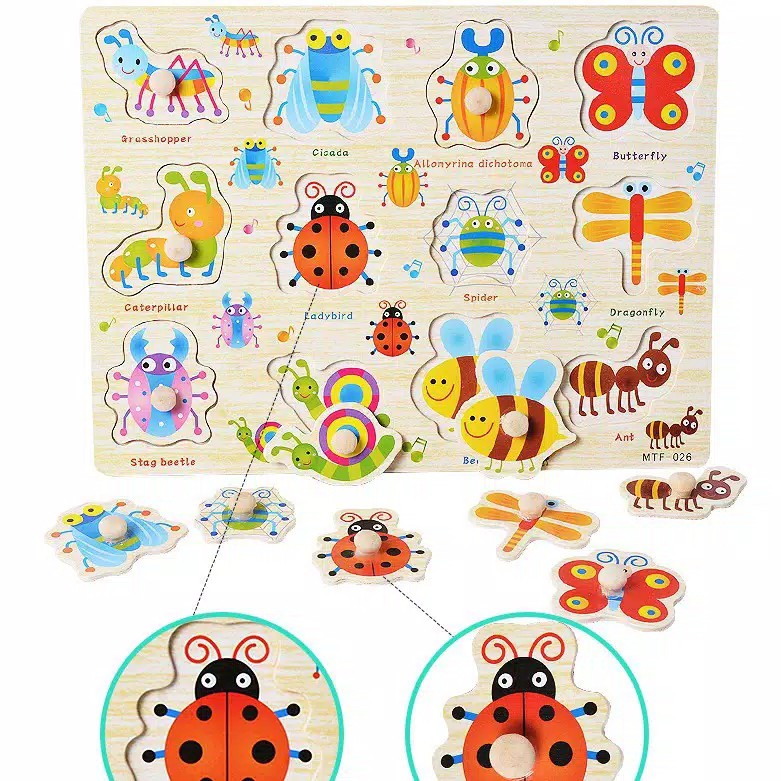 JIGSAW PUZZLE KAYU KNOB MAINAN KAYU EDUKASI EDUKATIF ANAK BAYI BALITA 1 TAHUN MURAH COD FREE BUBBLE-3