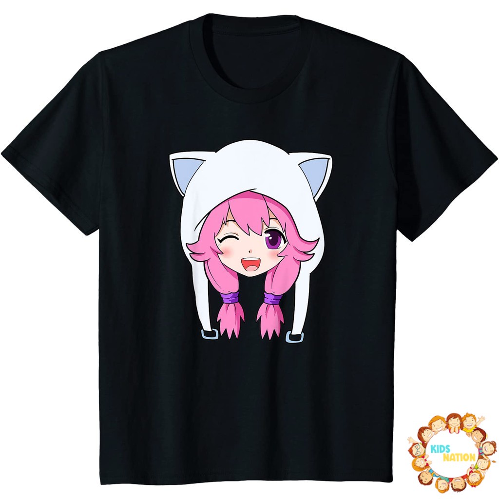 Baju anak Cute Anime Girl Gift Kawaii Japaneses Anime T-Shirt