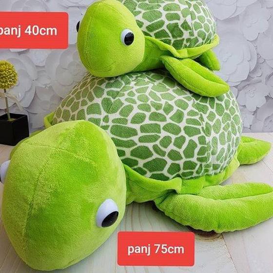 Terbaru  Boneka penyu kura kura hijau L dan jumbo....