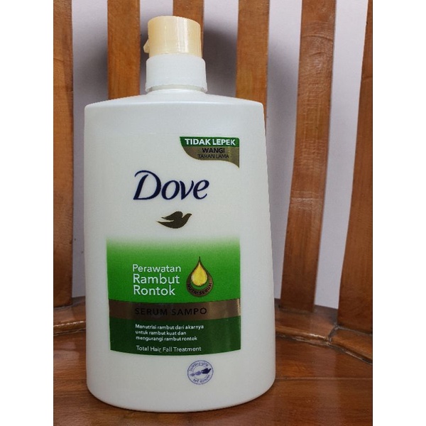 dove shampo total hairfall 900 ml hijau sampo perawatan rambut