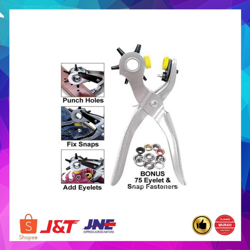Murah Darley Tang Pembolong Tali Pinggang 9 Inch Punch Plier - JJ2056