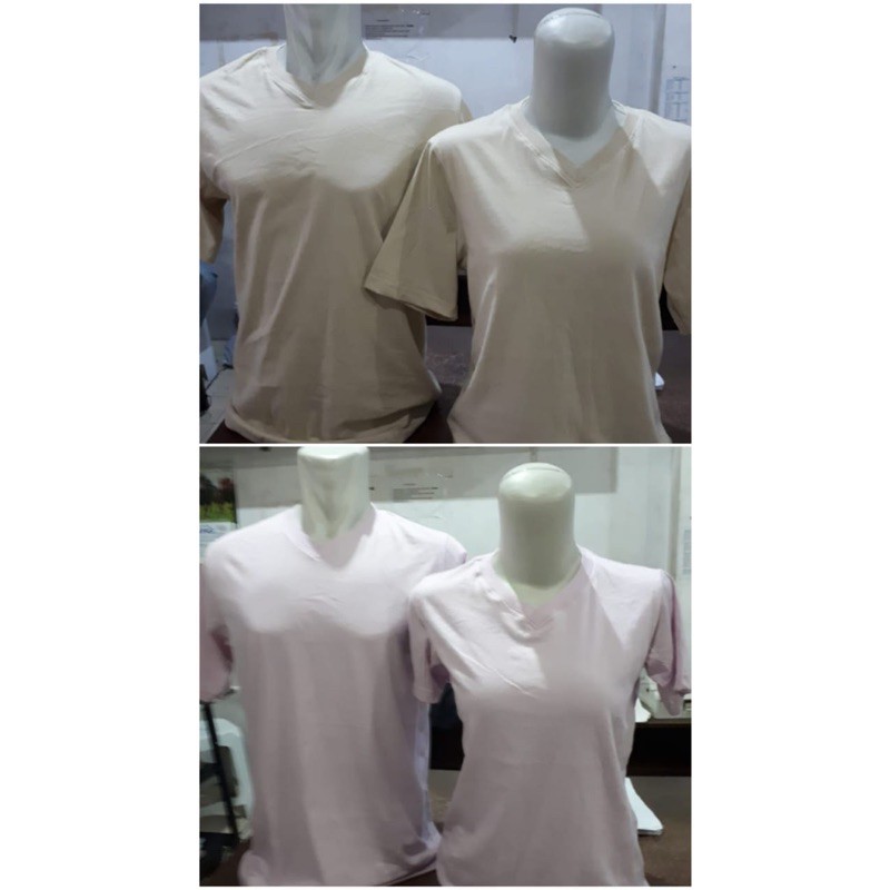 Kaos Polos Lengan Pendek Katun Combed 20S 24S 30S O-Neck / Round Neck / O Neck