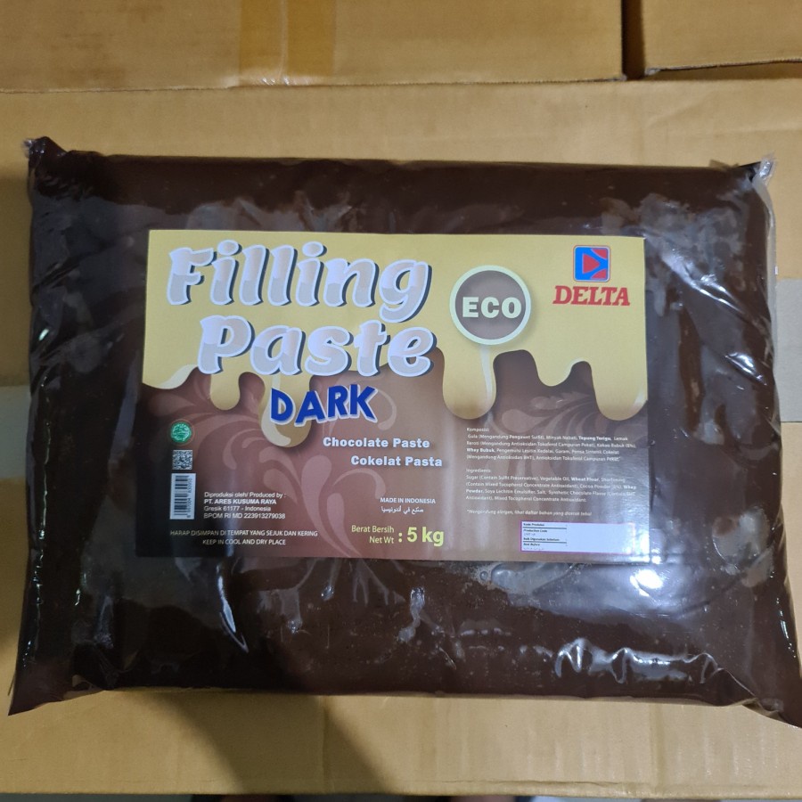 

Selai Coklat Cokelat Delta Filling Topping Choco Chocolate Pasta 5kg Chocolatier