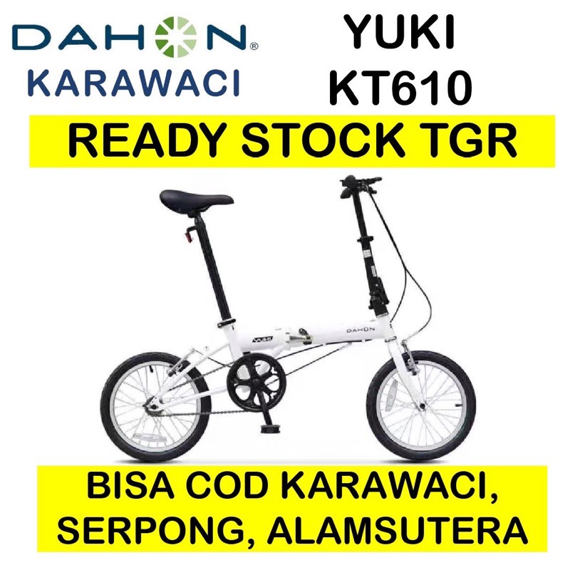 Sepeda Lipat Dahon Yuki Road Bike Bicycle Import KT610 Seri KT 610