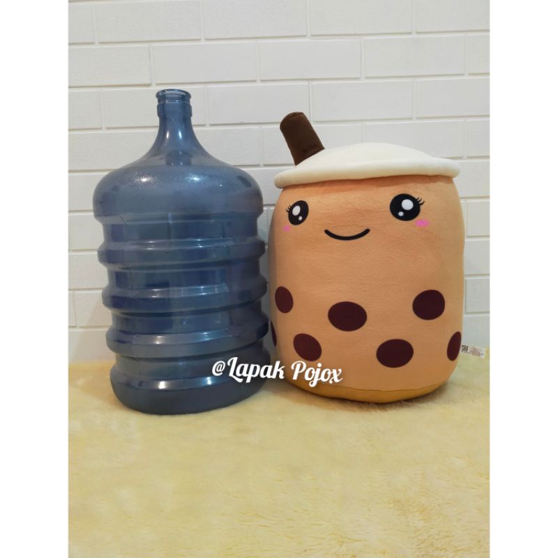 Boneka Boba Bubble Milk Tea Brown Sugar Ukuran Jumbo