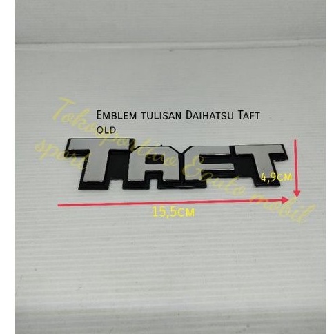 Emblem logo huruf Tulisan stiker Lambang Daihatsu Taft TAFT GT