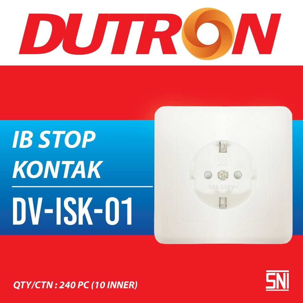 Dutron Stop Kontak IB Stop Kontak Inbow SNI DV ISK 01