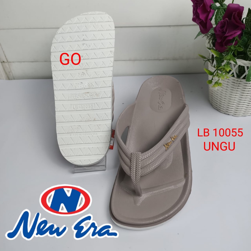 sogo NEW ERA LB 10055 &amp; LB 100362 Sandal Jepit Karet Wanita Polos Anti Slip Sandal Japit Cewek Berkualitas Terlaris