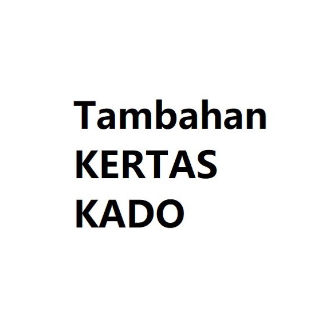 

Kertas kado untuk packing