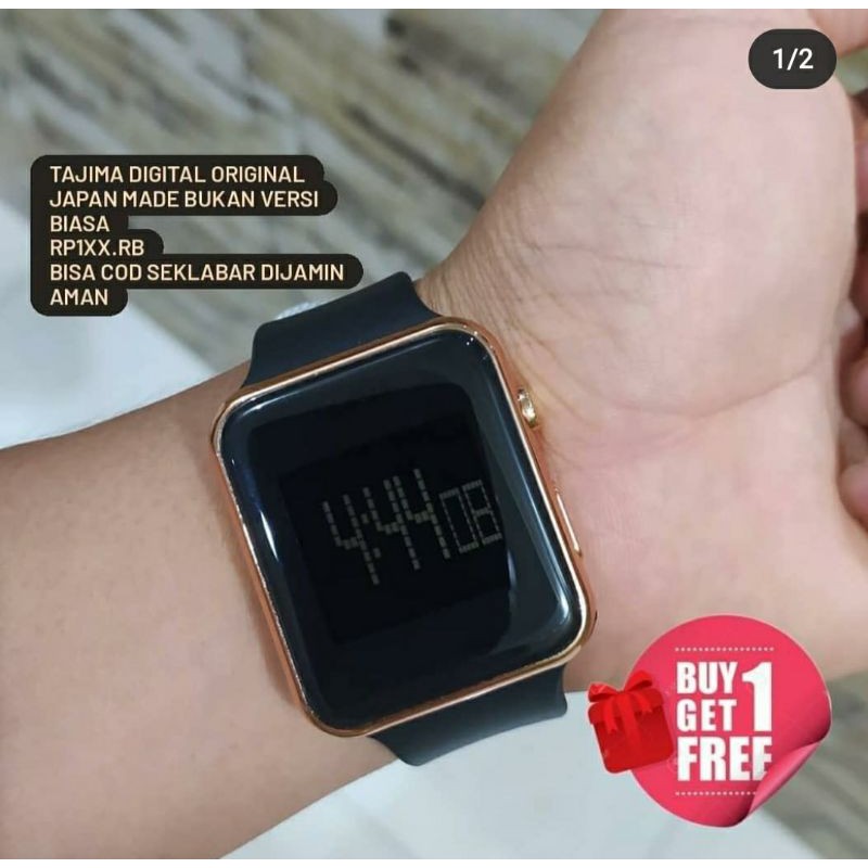 JAM TANGAN TAJIMA LED ORIGINAL WATER RESISTANT