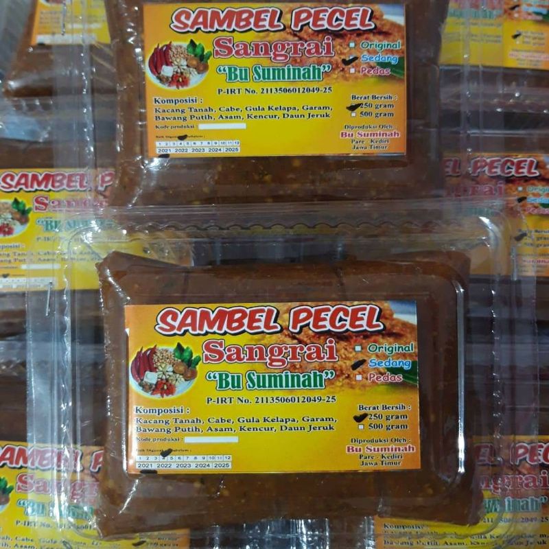 

Sambel Pecel Sangrai Bu Suminah