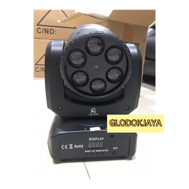 MOVING BEAM REDSUN SIX BEE EYES DAN LASER