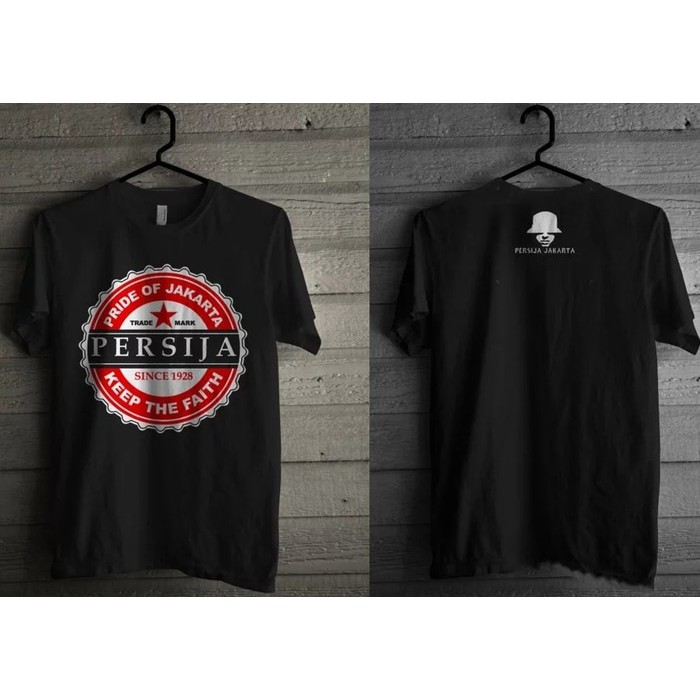 Kaos Baju Combed 30S Distro PRide OF Jakarta Persija Keep The Faith