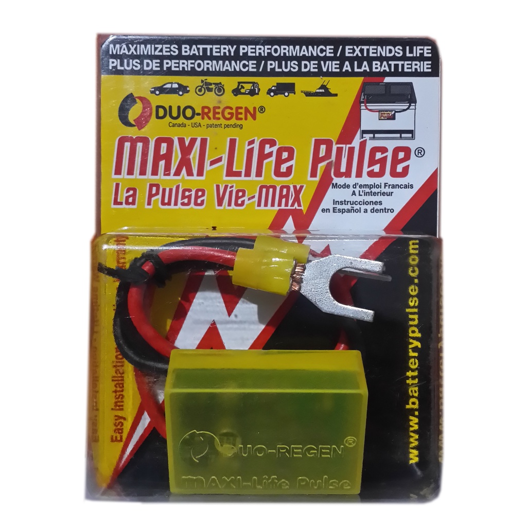 Duo Regen Alat Perawatan Charger Daya Aki Baterai Mobil / Motor / Truk Battery Maxi Life Pulse